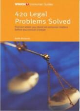 420 problemas legales resueltos ("¿Cuáles?" Guías del consumidor) de Keith R .9780852028186 segunda mano  Embacar hacia Argentina