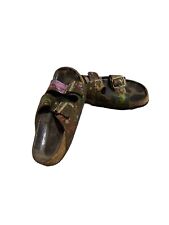 Sandálias de couro BIRKENSTOCK ARIZONA Flower Crush Mocca slide EUA5 EU36 Reino Unido 3 femininas comprar usado  Enviando para Brazil