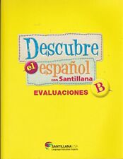 Descubre el Español con Santillana Evaluaciones B, usado segunda mano  Embacar hacia Argentina