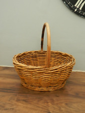 Wicker shopping basket for sale  ALTON