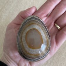 Agate gemstone egg for sale  Plymouth