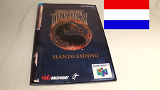 NL Handleiding Mortal Kombat Trilogy -  Nintendo 64 N64 comprar usado  Enviando para Brazil