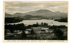 Saranac Lake NY - LAKE FLOWER FROM McKENZIE MOUNTAIN - Postcard Adirondacks till salu  Toimitus osoitteeseen Sweden