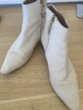 Zapatos al tobillo clásicos beige piel de becerro ""Pony"" talla 38 AU 7 segunda mano  Embacar hacia Argentina