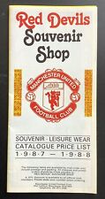Manchester united 1980 for sale  BOLTON