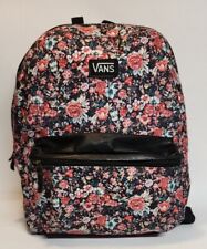 Mochila de lona floral VANS bolsa escolar de viagem acolchoada costas e alças grande comprar usado  Enviando para Brazil