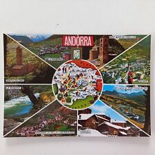 Postcard map andorra for sale  LLANDINAM