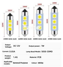 10x 31/36/39/41mm 3SMD LED Auto KFZ Innenraumbeleuchtung Kennzeichenbeleuchtung. comprar usado  Enviando para Brazil