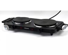 Cookworks 2500W Table Top Double Hotplate Hob for sale  Shipping to South Africa