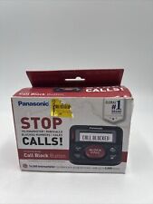 Botão bloqueador de bloco de chamadas Panasonic KX-TG3101B preto, robocalls telemarketing comprar usado  Enviando para Brazil