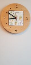 Wooded wall clock for sale  WARWICK