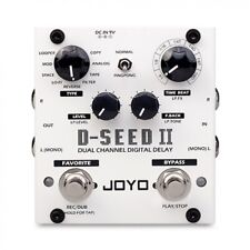 Pedal de efectos para guitarra Joyo Audio D-Seed II estéreo retardado con 8 modos, tempo de toque segunda mano  Embacar hacia Argentina