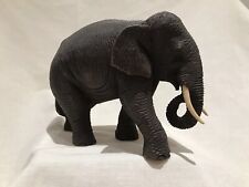 Used, Vintage Intricately Carved Wooden Elephant Figurine Ornament for sale  Shipping to South Africa