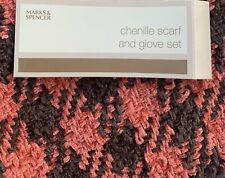 Chenille scarf glove for sale  FERRYHILL