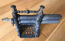 Rare antique Victorian small fluting/crimping machine mangle brass/cast iron for sale  Shipping to South Africa