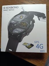 Smartwatch Senbono 4G 32G tem duas câmeras WI-FI ou 4G-LTE celular GPS oxigênio comprar usado  Enviando para Brazil