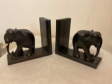 Carved pair elephant for sale  BEDALE