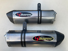 Akrapovic exhaust silencers for sale  CHELMSFORD