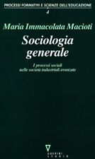 Sociologia generale. processi usato  Italia
