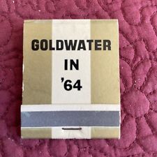 Goldwater matchbook unused for sale  Newport Beach