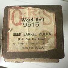 Player piano roll for sale  New York