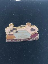 Boxing Olympic Pin~1984 Los Angeles~USC Venue Site~Cloisonné by Sun Southern Cal, used for sale  Shipping to South Africa