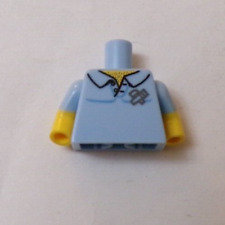 Usado, Lego x1 mini camisa azul tronco, logotipo serra e martelo, 973pb1832c01 (028-398) comprar usado  Enviando para Brazil