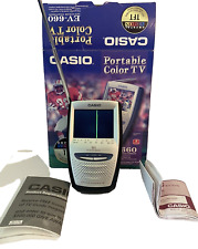 TV colorida Casio EV-660 LCD portátil e portátil TFT matriz ativa testada funcionando, usado comprar usado  Enviando para Brazil