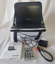 Reproductor de DVD portátil Philips PD9000/37 9" blanco con estuche cargador remoto PROBADO, usado segunda mano  Embacar hacia Argentina