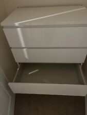 Ikea malm white for sale  STAFFORD