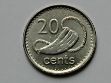 Fiji 2009 20 CENTS Coin with Traditional Whale's Tooth Necklace & Elizabeth II for sale  Shipping to United States