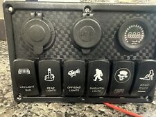 6 Gang ARB Carling Rocker Switch 3 Soquetes Suporte de Painel ESCOLHA INTERRUPTORES E SOQUETES, usado comprar usado  Enviando para Brazil