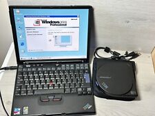 IBM Thinkpad X40 con reproductor de CD original Windows 2000, portátil vintage, sin cargador segunda mano  Embacar hacia Mexico