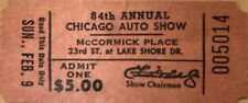 Chicago auto show for sale  Elk Grove Village