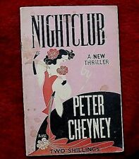 Nightclub peter cheyney for sale  KINGTON