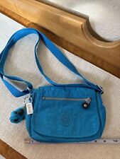 Bolsa tiracolo Kipling azul-petróleo bolsa macaco bolso externo com zíper bolso interno comprar usado  Enviando para Brazil