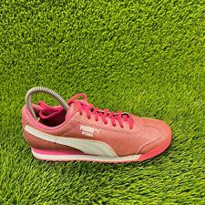 Puma Roma Girls Size 5C Glitter Pink Running Athletic Shoes Sneakers 363521-01 for sale  Shipping to South Africa