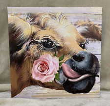 Country cow canvas for sale  Tatum