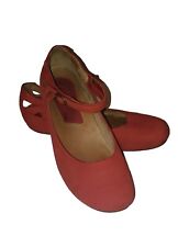 Earthies By Earth Capri Red Suede Leather Comfort Flats Mary Janes  Ballet 11, used for sale  Shipping to South Africa