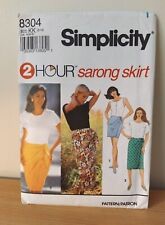 Simplicity pattern 8304 for sale  RYDE