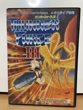 SEGA Mega Drive Thunder Force III 3 w/Box Manual Retro Game Japan Import, used for sale  Shipping to South Africa