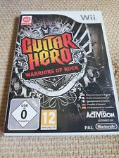 GUITAR HERO WARRIORS OF ROCK NINTENDO Wii Pal, usado comprar usado  Enviando para Brazil