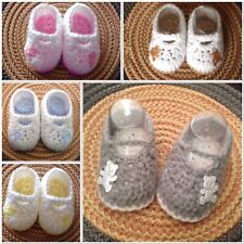 handmade crochet baby booties for sale  BRISTOL