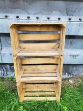 Used, BARGAIN CLEARANCE WOODEN VINTAGE APPLE CRATES FOR STORAGE, SHELVES, DISPLAY for sale  Shipping to South Africa