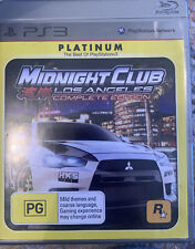 Midnight Club Los Angeles Completo, PS3 Playstation 3 Muito Bom Estado Frete Grátis Como Novo. comprar usado  Enviando para Brazil