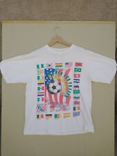 Camisa de futebol vintage 1994 EUA Copa do Mundo TXL feita nos EUA ponto único vintage comprar usado  Enviando para Brazil