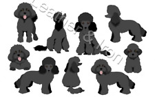 Novo Brinquedo/Mini Poodle Cachorro Design Preto Vinil Livro de Cheques Capa Cães comprar usado  Enviando para Brazil