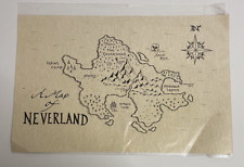 Neverland map 17x11 for sale  Brookfield
