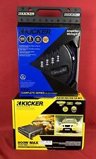 Amplificador Subwoofer Kicker CXA400.1 Classe D Mono 400W RMS + Kit Amplificador CK8 8AWG Novo comprar usado  Enviando para Brazil