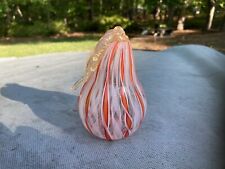 blown pear vase glass for sale  Glade Hill